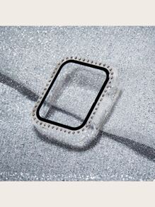 Rhinestone Decor Case Compatible With Apple Watch