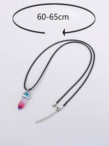 7 cái Người đàn ông Hình học Mặt dây chuyền Vòng cổ - Nhiều màu - Xem 3