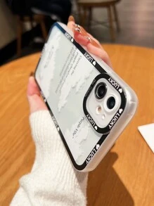 雲朵圖案透明手機殼 - 彩色 - 查看 4