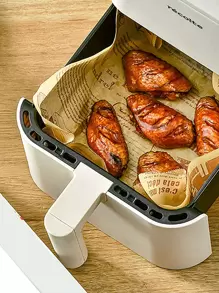 Papel Absorbente De Aceite Para Freidora De Aire Y Horneado, 30cm*8m - Marrón - Ver 2