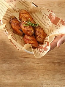 Papel Absorbente De Aceite Para Freidora De Aire Y Horneado, 30cm*8m - Marrón - Ver 4