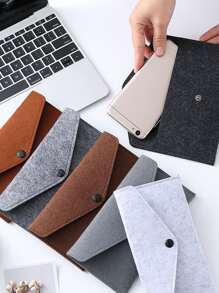 1pc Random Color Felt Storage Bag,Boho Vibes - Multicolor - View 2