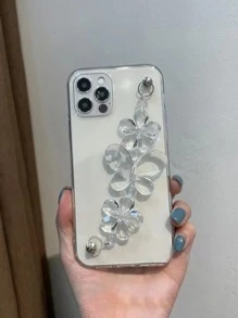 帶蝴蝶手環的透明手機殼，適用於 iPhone 11、Huawei P30 Pro、Xiaomi Redmi Note 11 - 無色 - 查看 5