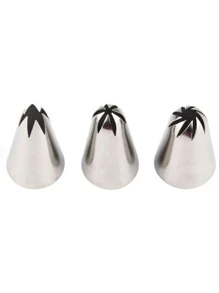 3pcs Piping Nozzle - Silver - View 3