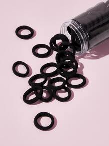 100pcs Mini Plain Hair Tie Casual Ponytail Holders Hair Elastics Hair Rubber Bands Scrunchies Hair Rope Elastic Hair Tie