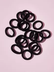100pcs Mini Plain Hair Tie Casual Ponytail Holders Hair Elastics Hair Rubber Bands Scrunchies Hair Rope Elastic Hair Tie