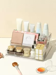 1pc Nail Polish Storage Box - Clear - View 2