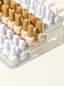1pc Nail Polish Storage Box - Clear - View 5