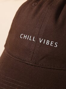 Letter Graphic Baseball Cap Casual