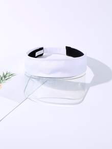 透明遮陽帽 - 白色 - 查看 3
