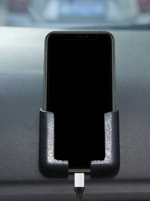 Self-adhesive Car Phone Holder - Black - View 2