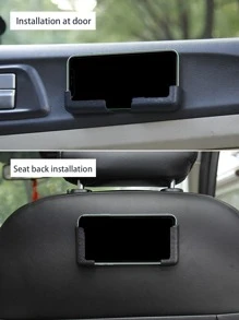 Self-adhesive Car Phone Holder - Black - View 5