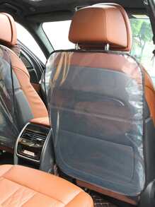 1pc Car Seat Back Anti-kick Anti-dirty Mat - Multicolor - View 2