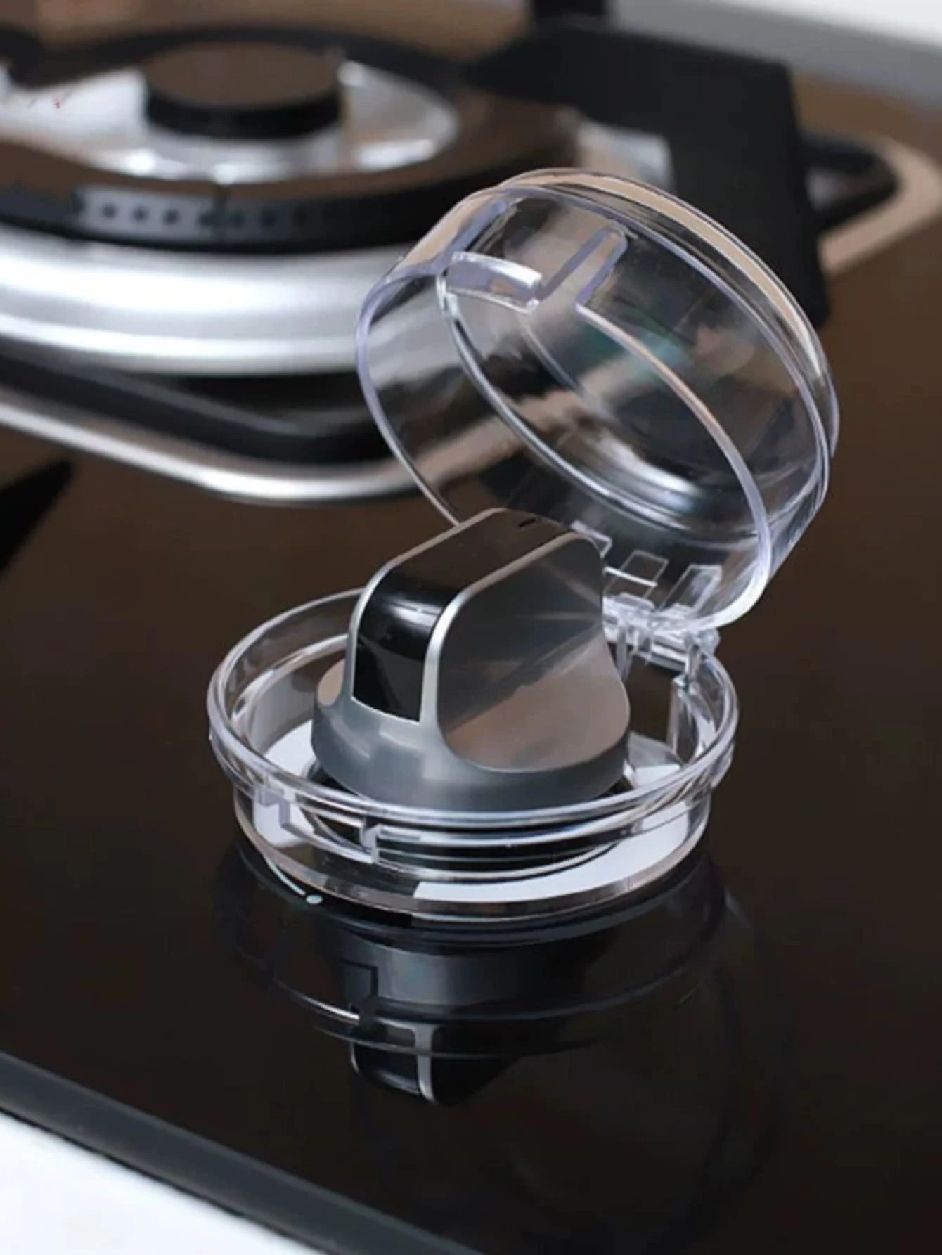 2pcs Random Gas Cooktop Switch Protection Cover, PP Cooktop Switch Cover For Kitchen