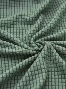 1pc Solid Color Sofa Seat Cover - Green - View 5