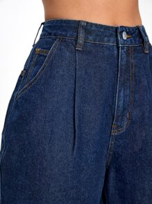 SHEINBlues 翻蓋口袋工裝牛仔褲