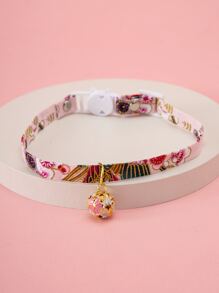 Bell Charm Pet Collar - Multicolor - View 2