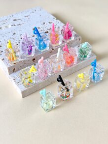 14 cái Ngẫu nhiên Chai Trái cây Tự làm Mặt dây chuyền - Nhiều màu - Xem 1