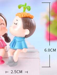 2 piezas Objeto decorativo con dibujos animados pareja - Multicolor - Ver 3