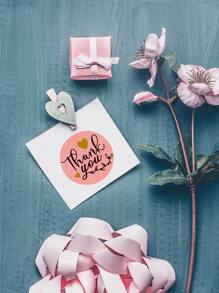 100入組標語圖案禮物貼紙 - 彩色 - 查看 3