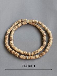 Fashionable and Popular Men Wooden Beaded Bracelet for Vacation and for a Stylish Look