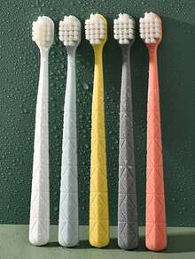 orc 5pcs Portable Toothbrush - Multicolor - View 1