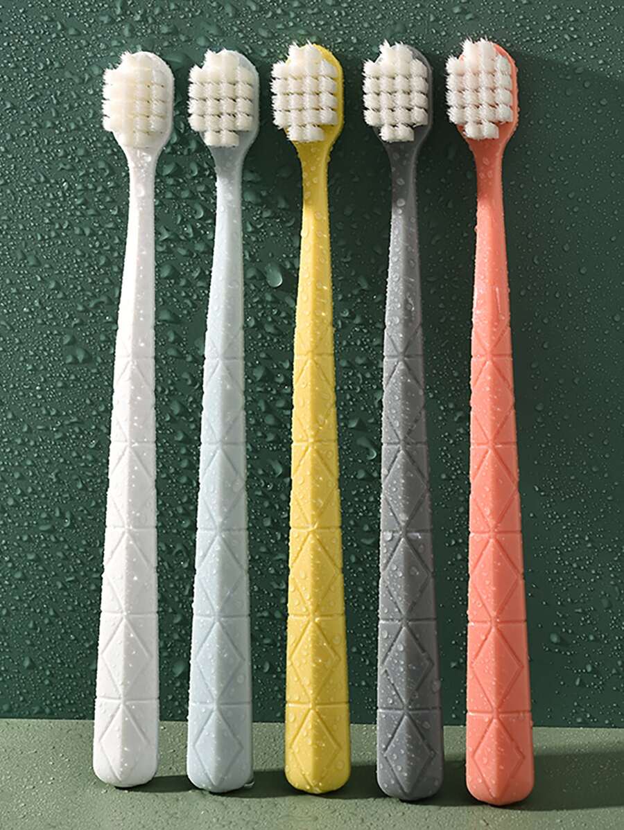 orc 5pcs Portable Toothbrush - Multicolor - View 1