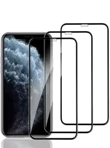 3張鋼化膜相容於iPhone 15/15Pro/15Plus/15Promax - 黑色 - 查看 1