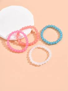 4 cái vòng tay cườm rắn - Nhiều màu - Xem 3