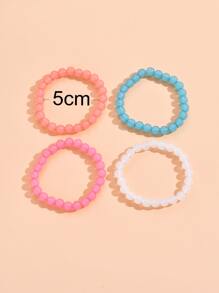 4 cái vòng tay cườm rắn - Nhiều màu - Xem 4