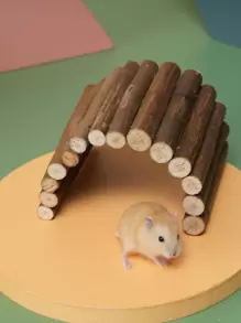 1pc Arched Design Hamster Training Toy - Rust Brown - View 1