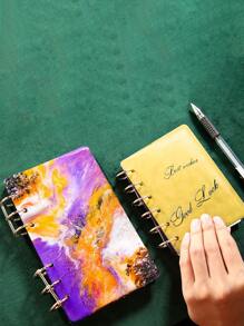 1 件笔记本 DIY 硅胶模具，白色硅胶书模，适合 DIY