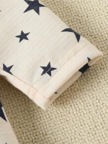 Đồ ngủ Đứa bé Thiên hà - Xanh và trắng - Xem 3