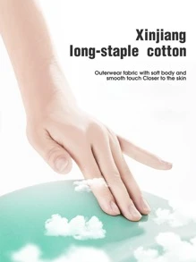 1pc Plain Car Lumbar Support Pillow - Black - View 4