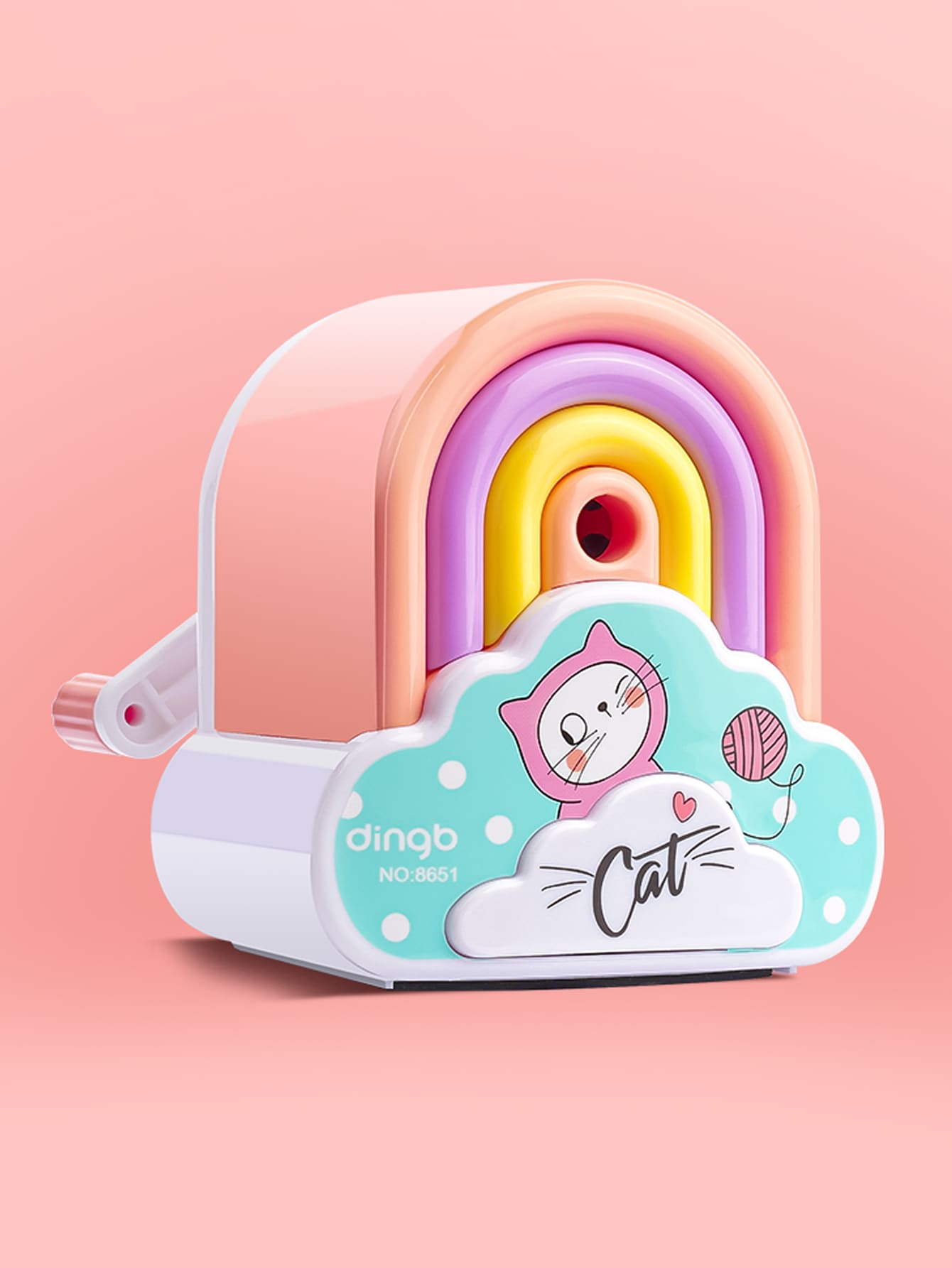 1 pieza Sacapuntas con estampado de dibujos animados - Multicolor - Ver 1