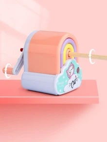 1 pieza Sacapuntas con estampado de dibujos animados - Multicolor - Ver 3