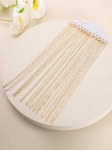 12pcs Cold Copper Adjustable Link And Minimalist Chains for Women Necklace Fashion Jewelry For Diy making - Yellow Gold - View 1