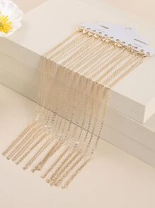 12pcs Cold Copper Adjustable Link And Minimalist Chains for Women Necklace Fashion Jewelry For Diy making - Yellow Gold - View 2