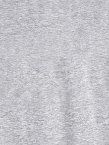 ROMWE MEN Hombres Shorts con camiseta con estampado de letra - Multicolor - Ver 6