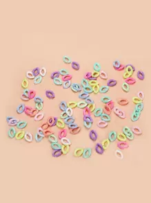 100入組鏈條連接DIY首飾配件 - 彩色 - 查看 2