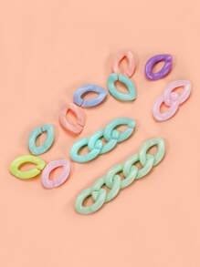 100入組鏈條連接DIY首飾配件 - 彩色 - 查看 4