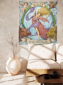 塔羅牌印花掛毯 - 彩色 - 查看 2