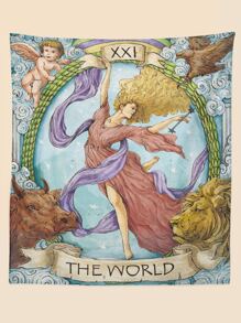 塔羅牌印花掛毯 - 彩色 - 查看 3