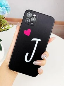 Letter Graphic Phone Case - Multicolor - View 2