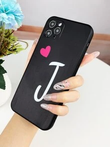 Letter Graphic Phone Case - Multicolor - View 3