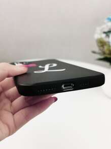 Vỏ điện thoại hình trái tim và chữ cái - Nhiều màu - Xem 6