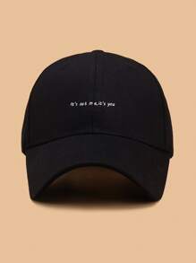 Mũ bóng chày đồ họa chữ cái - màu đen - Xem 1