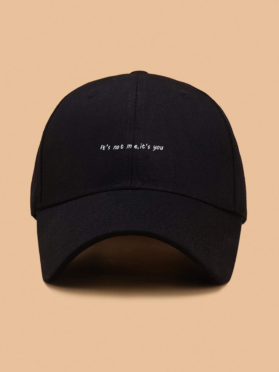 Mũ bóng chày đồ họa chữ cái - màu đen - Xem 1