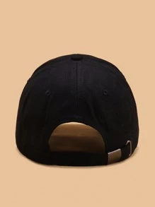 Mũ bóng chày đồ họa chữ cái - màu đen - Xem 3