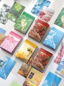 1 Stück Aufkleber mit vermischtem Muster, zufällig